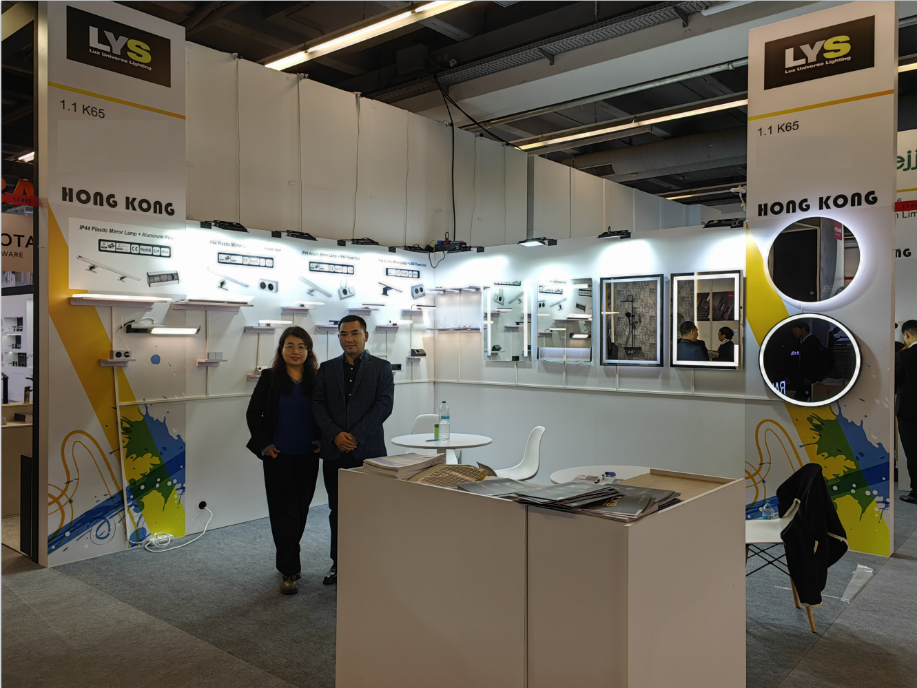 Pameran Cermin LED kami di ISH Frankfurt 2023 - Berita - Ningbo Lux universe Lighting Technology Co., Ltd.